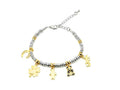 Nuggets armband met panda bedels Met doos